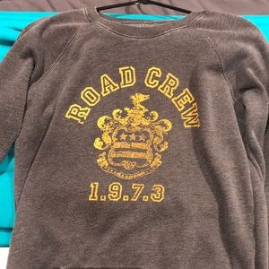 Grey graphic long shirt/ sweatshirt
